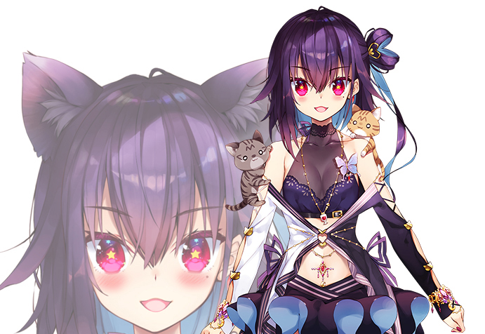 【お仕事】Vtuber　紅暁音ちゃん　新お衣装＆新立ち絵